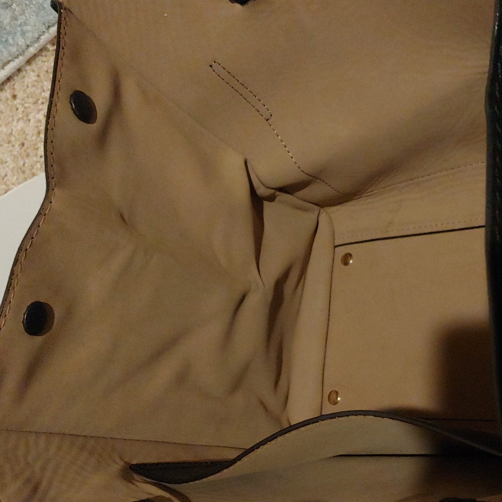 Banana republic black pebbled leather tote - Picture 10 of 12